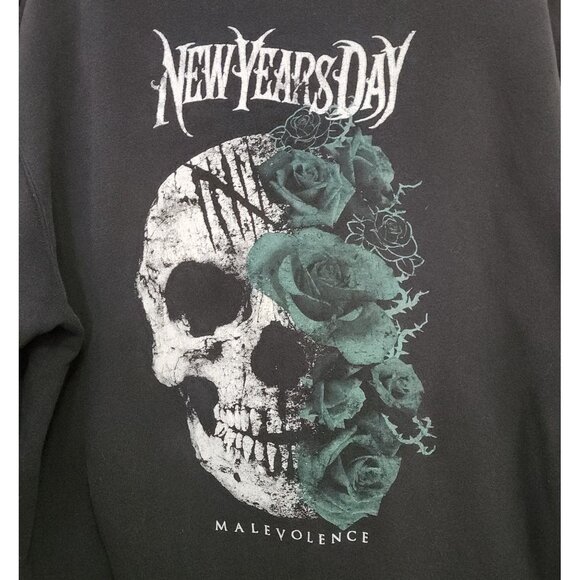New Years Day Malevolence Album Full Zip Hoodie - Picture 3 of 7